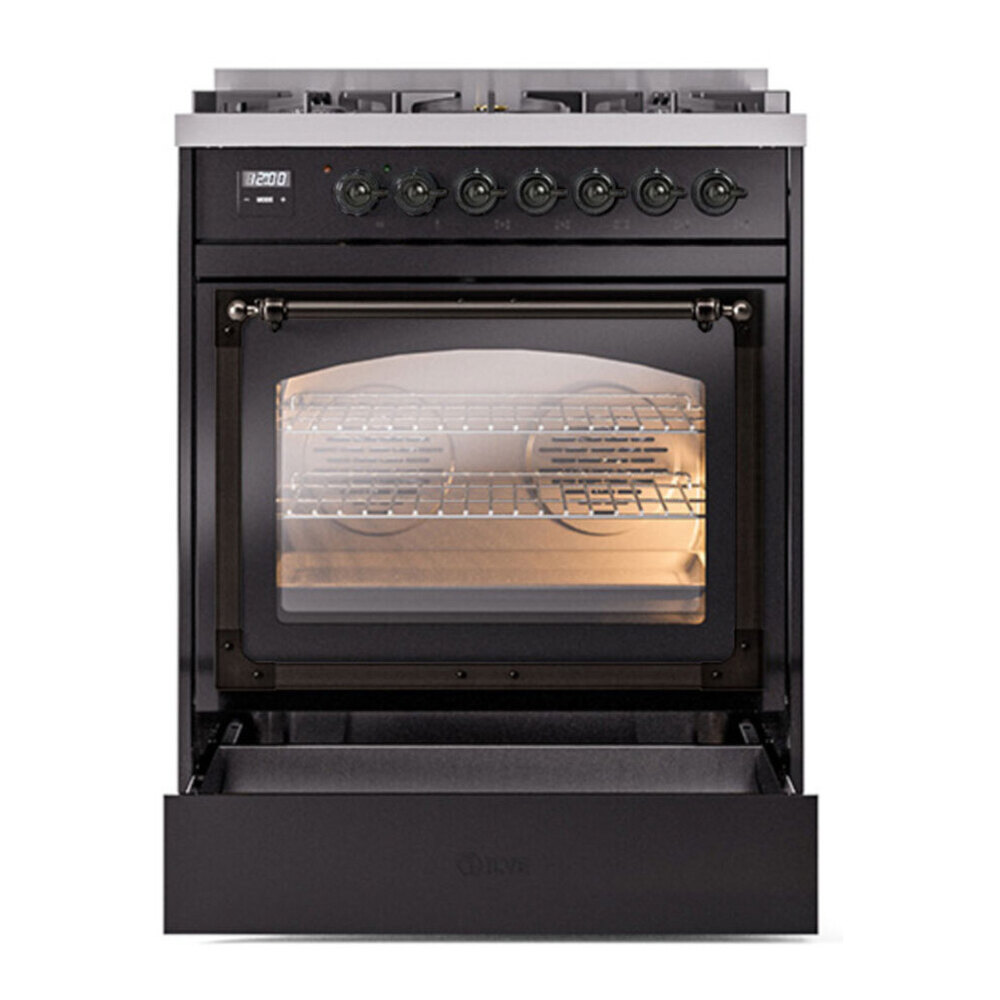 ILVE UN30NMP Nostalgie II Noblesse 30 inch Dual Fuel Range with 5 Burners