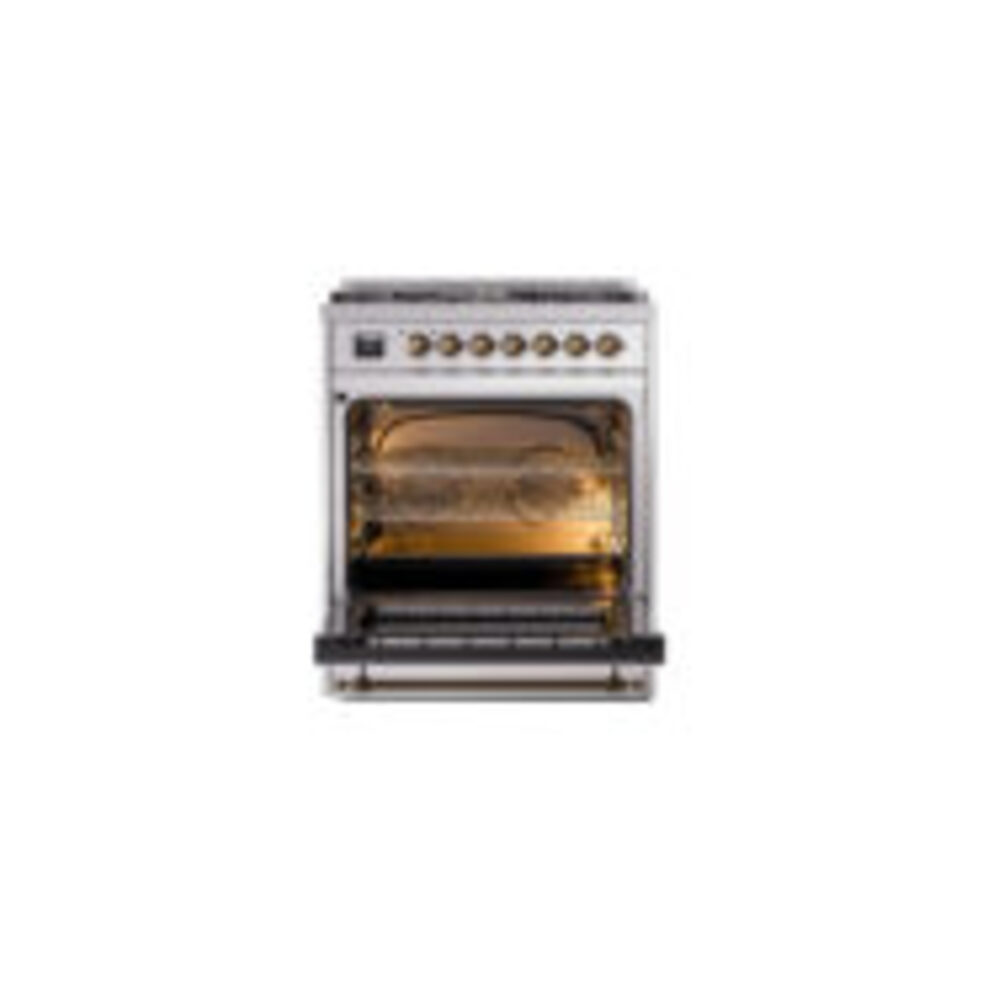 ILVE_UN30NMPSSBLP_Nostalgie_II_30"_Dual_Fuel_Range_oven_door_opened