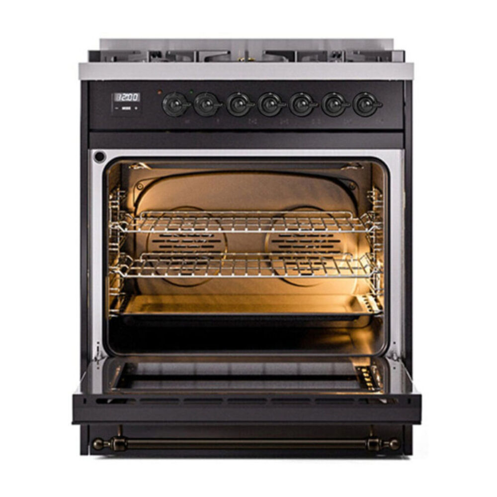 ILVE UN30NMP Nostalgie II Noblesse 30 inch Dual Fuel Range with 5 Burners