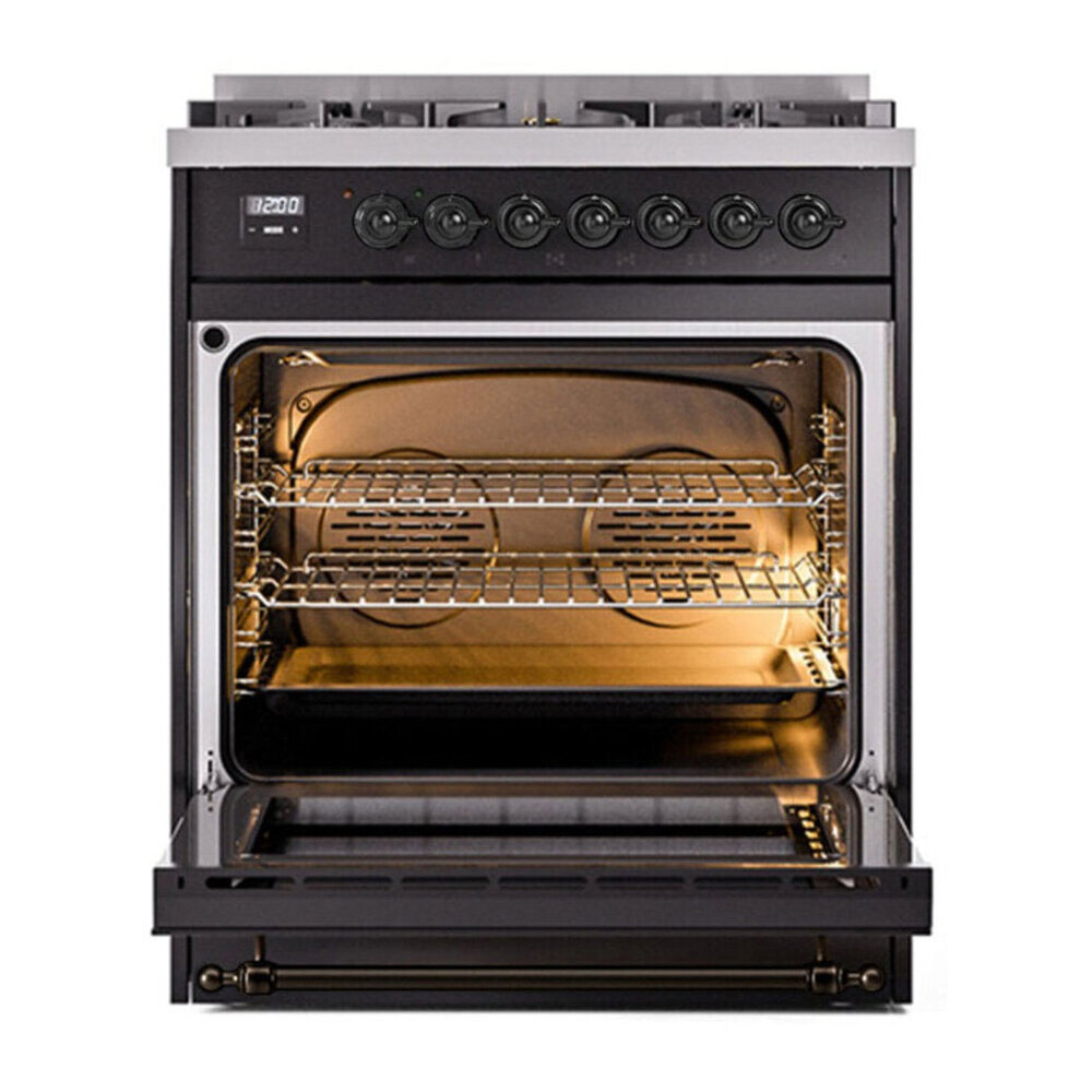 ILVE UN30NMP Nostalgie II Noblesse 30 inch Dual Fuel Range with 5 Burners