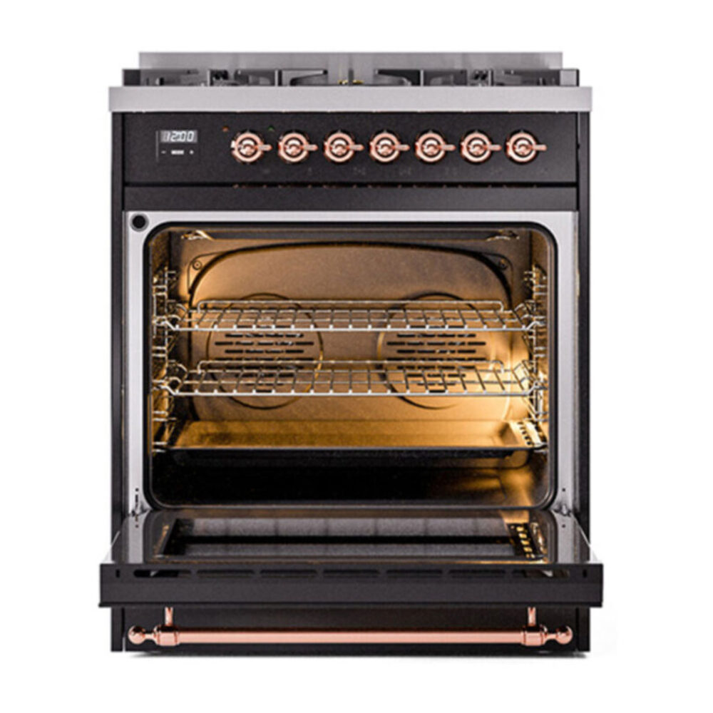 ILVE UN30NMP Nostalgie II Noblesse 30 inch Dual Fuel Range with 5 Burners