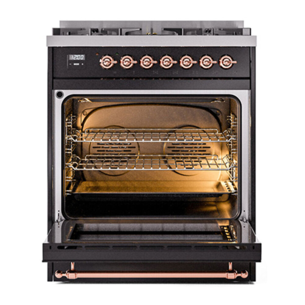 ILVE UN30NMP Nostalgie II Noblesse 30 inch Dual Fuel Range with 5 Burners