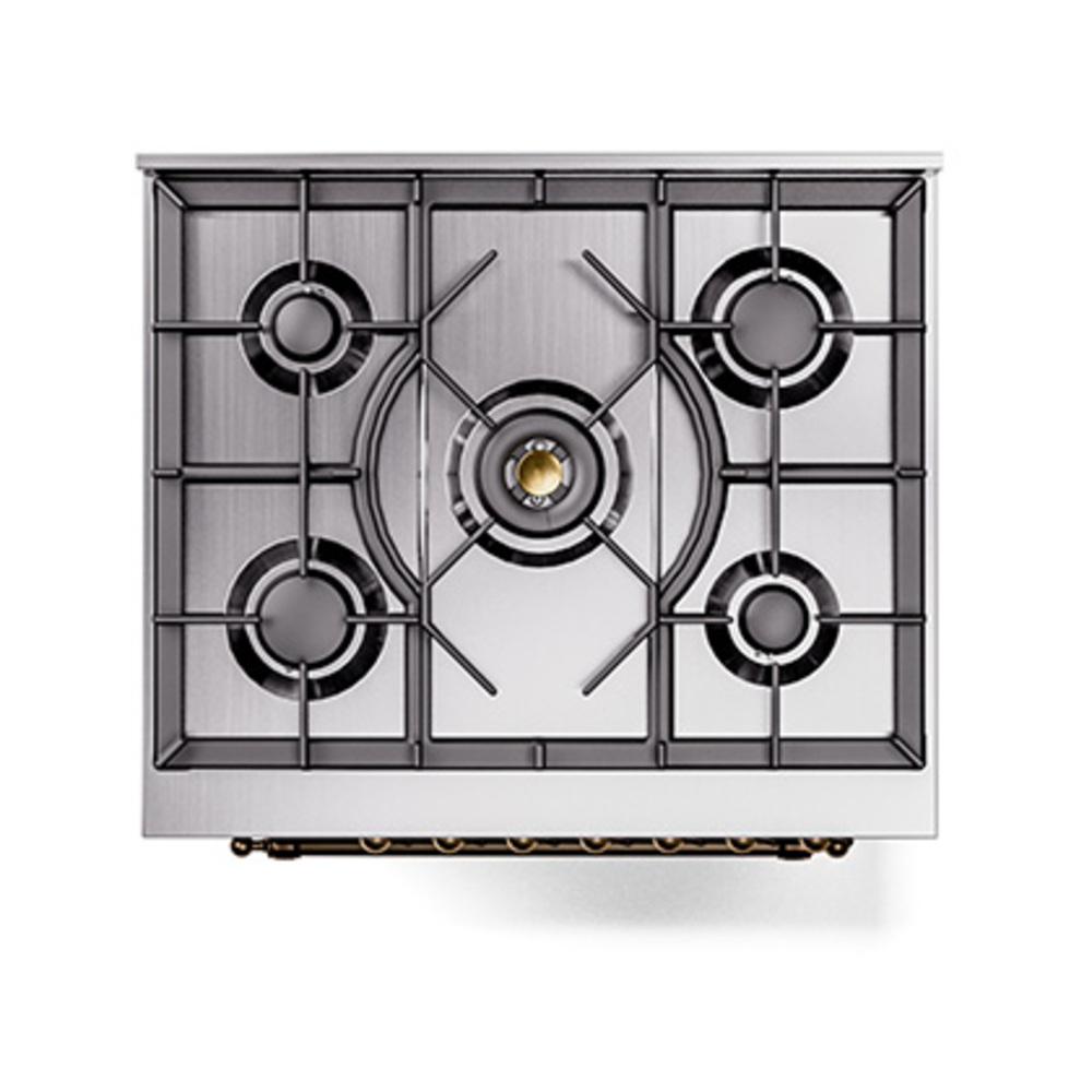 ILVE_UN30QNMPSSB_Nostalgie_II_30"_Dual_Fuel_Range_top_view