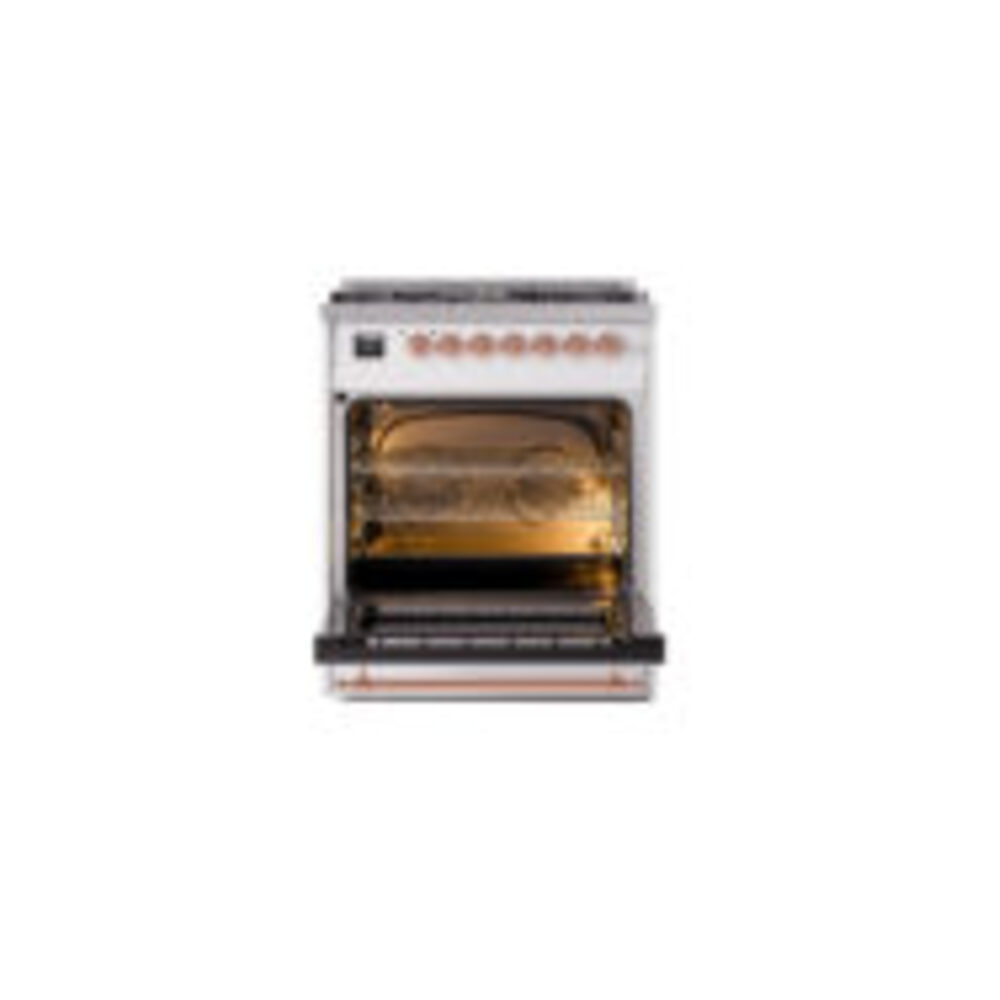 ILVE_UN30QNMPWHPLP_Nostalgie_II_30"_Dual_Fuel_Range_oven_door_opened