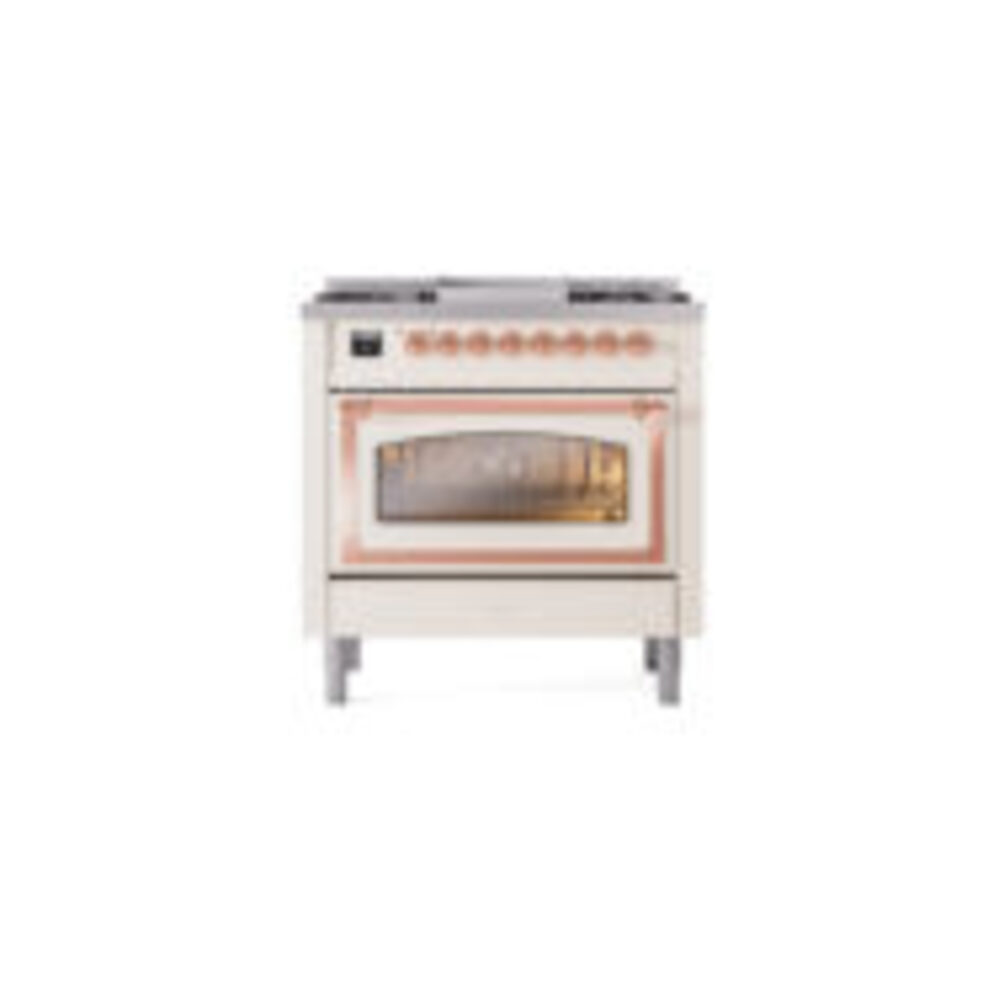 ILVE_UN36FNMPAWPLP_Nostalgie_II_30"_Dual_Fuel_Range_front_view