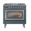 ILVE_UN36FNMPBGC_Nostalgie_II_30"_Dual_Fuel_Range_front_view