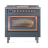 ILVE_UN36FNMPBGP_Nostalgie_II_30"_Dual_Fuel_Range_front_view