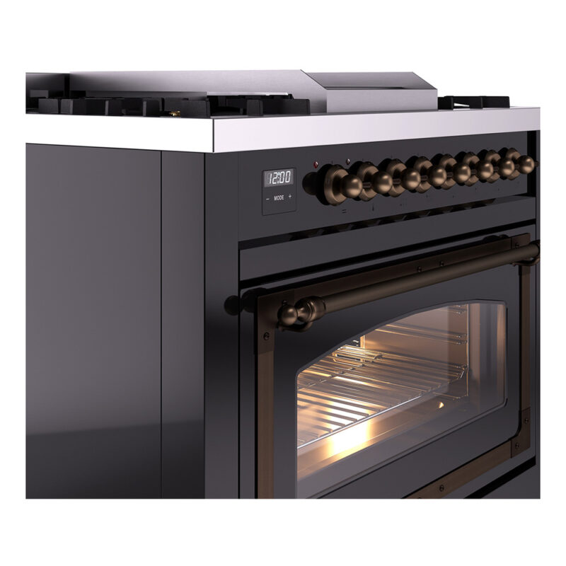 ILVE_UN36FNMPBKBLP_Nostalgie_II_30"_Dual_Fuel_Range_details