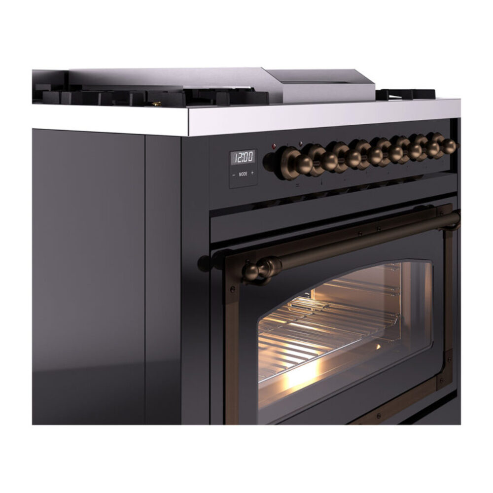 ILVE_UN36FNMPBKB_Nostalgie_II_30"_Dual_Fuel_Range_details