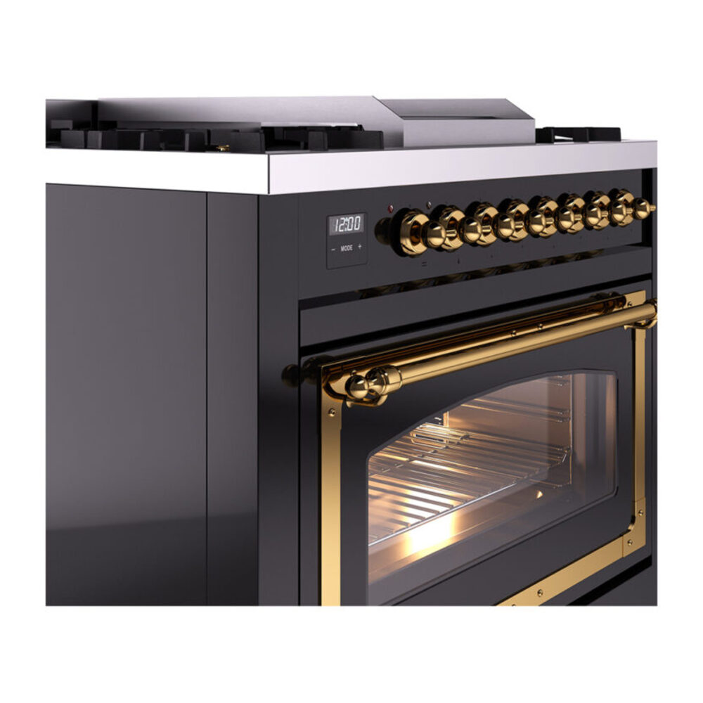 ILVE_UN36FNMPBKGLP_Nostalgie_II_30"_Dual_Fuel_Range_details