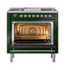 ILVE_UN36FNMPEGC_Nostalgie_II_30"_Dual_Fuel_Range_oven_door_opened