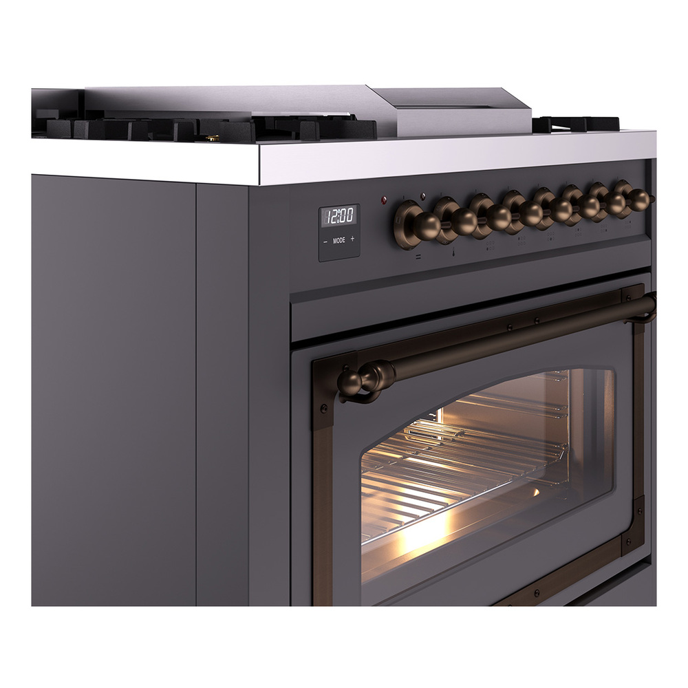 ILVE_UN36FNMPMGB_Nostalgie_II_30"_Dual_Fuel_Range_details