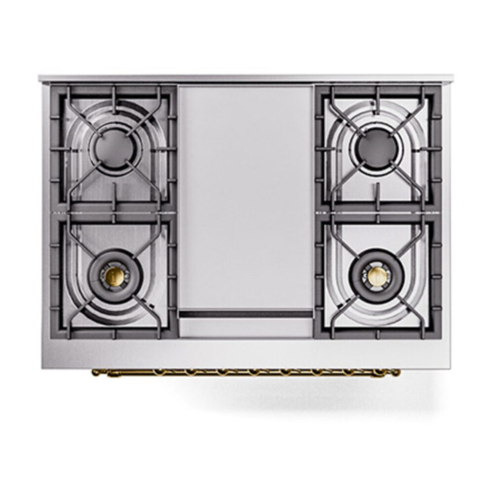 ILVE_UN36FNMPRAG_Nostalgie_II_30"_Dual_Fuel_Range_top_view