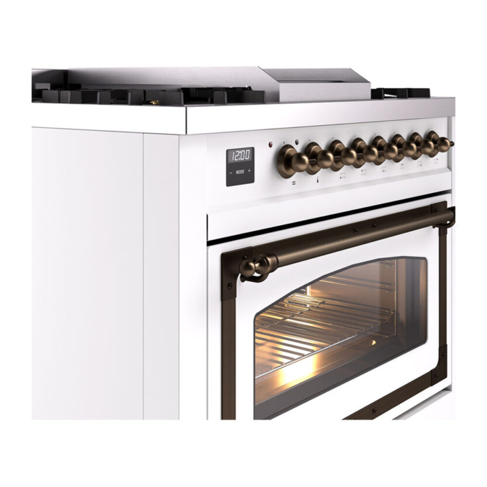 ILVE_UN36FNMPWHBLP_Nostalgie_II_30"_Dual_Fuel_Range_details