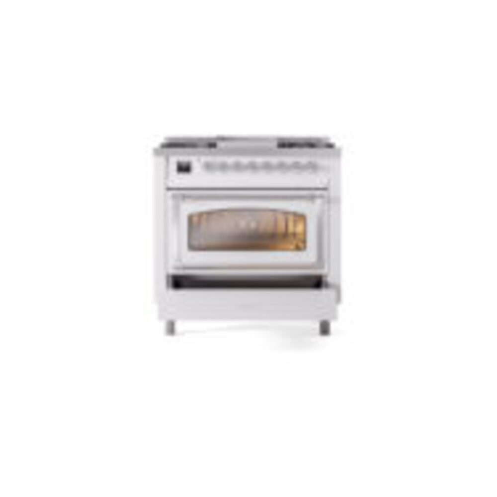 ILVE_UN36FNMPWHC_Nostalgie_II_30"_Dual_Fuel_Range_drawer_opened