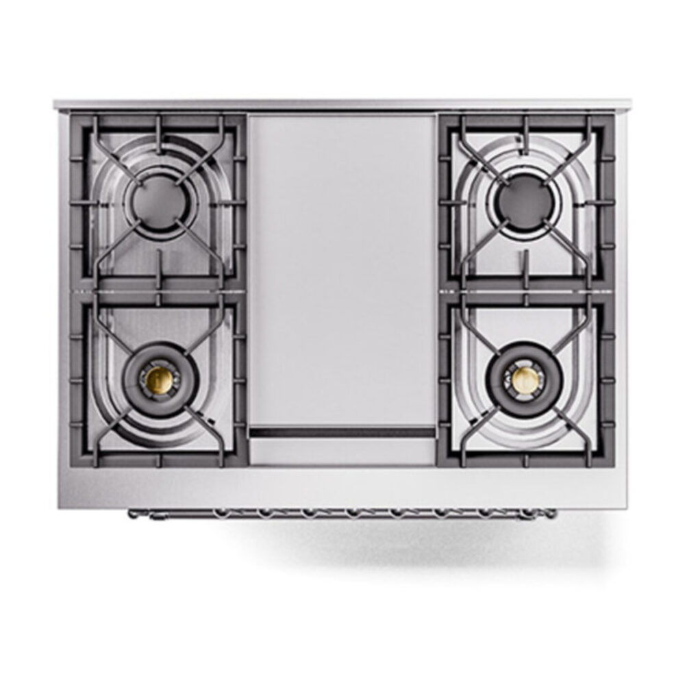 ILVE_UN36FQNMPBGCLP_Nostalgie_II_30"_Dual_Fuel_Range_top_view