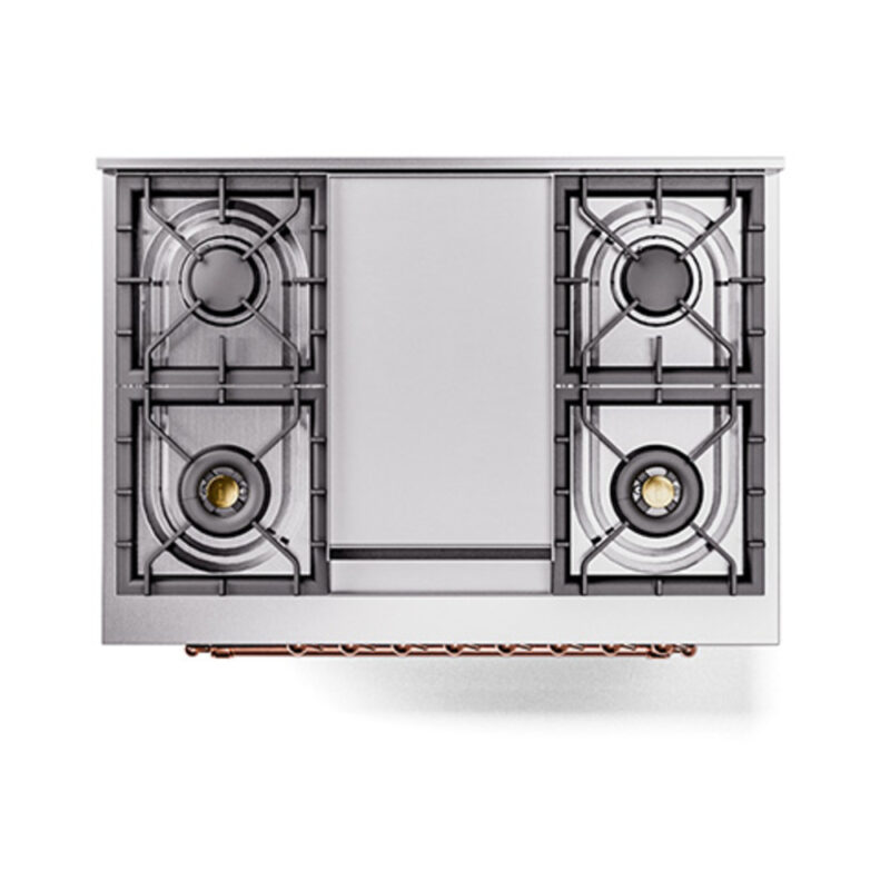 ILVE_UN36FQNMPBGPLP_Nostalgie_II_30"_Dual_Fuel_Range_top_view