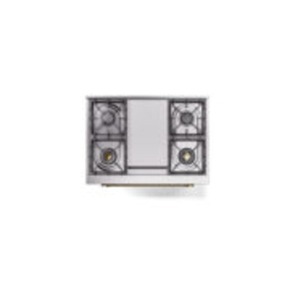 ILVE_UN36FQNMPBKGLP_Nostalgie_II_30"_Dual_Fuel_Range_top_view