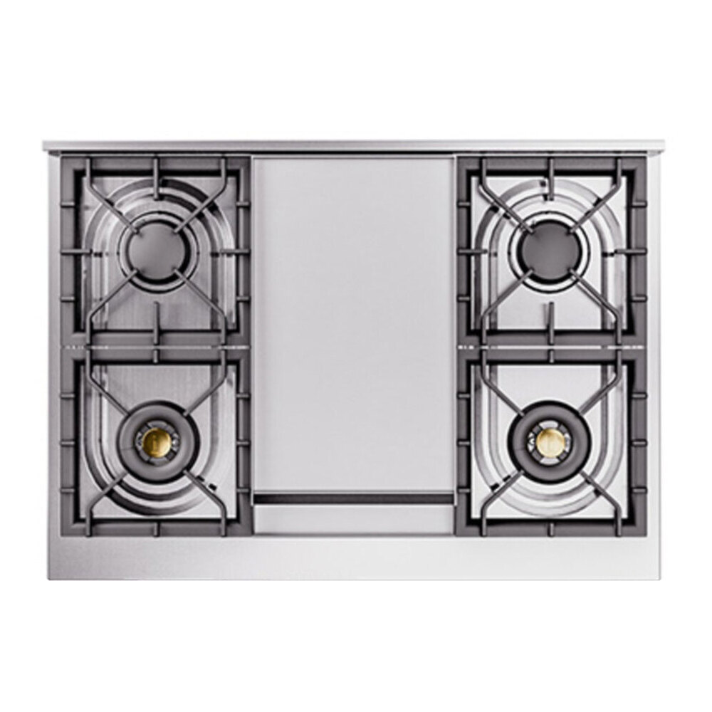 ILVE UN36FNM Nostalgie II Noblesse 36 inch Dual Fuel Range with 6 Burners and Griddle