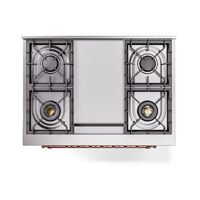 ILVE_UN36FQNMPRAPLP_Nostalgie_II_30"_Dual_Fuel_Range_top_view