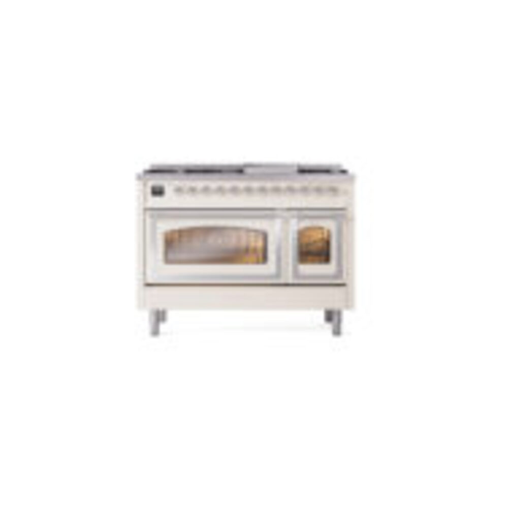ILVE_UN48FNMPAWCLP_Nostalgie_II_48"_Dual_Fuel_Range_front_view