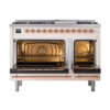 ILVE_UN48FNMPAWP_Nostalgie_II_48"_Dual_Fuel_Range_oven_door_opened
