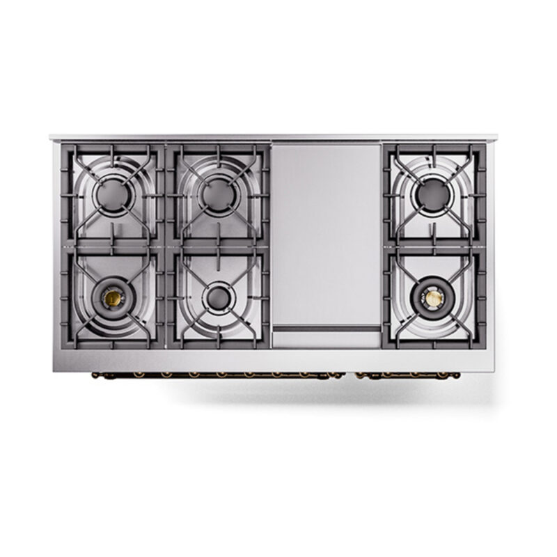 ILVE_UN48FNMPBKB_Nostalgie_II_48"_Dual_Fuel_Range_top_view