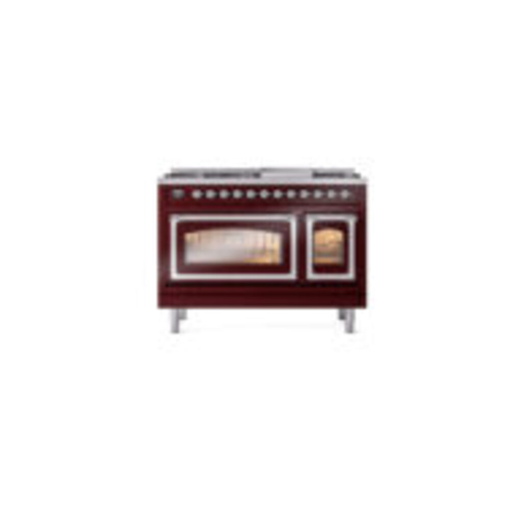 ILVE_UN48FNMPBUC_Nostalgie_II_48"_Dual_Fuel_Range_front_view
