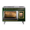 ILVE_UN48FNMPEGGLP_Nostalgie_II_48"_Dual_Fuel_Range_main_oven_door_opened
