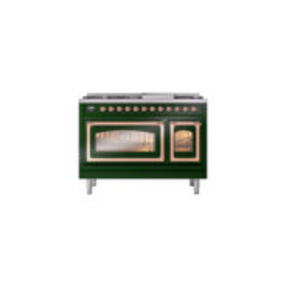 ILVE_UN48FNMPEGP_Nostalgie_II_48"_Dual_Fuel_Range_front_view