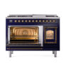 ILVE_UN48FNMPMBB_Nostalgie_II_48"_Dual_Fuel_Range_main_oven_door_opened