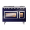 ILVE_UN48FNMPMBC_Nostalgie_II_48"_Dual_Fuel_Range_front_view
