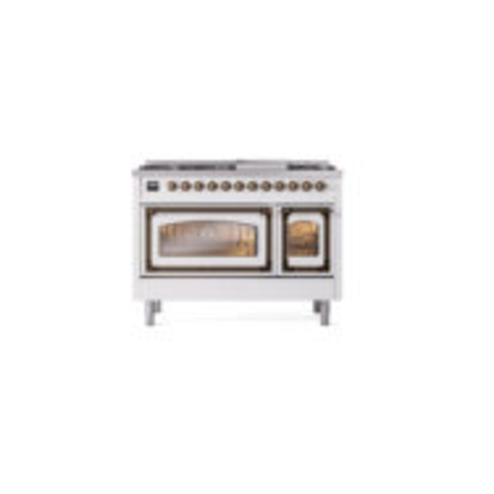 ILVE_UN48FNMPRAB_Nostalgie_II_48"_Dual_Fuel_Range_front_view