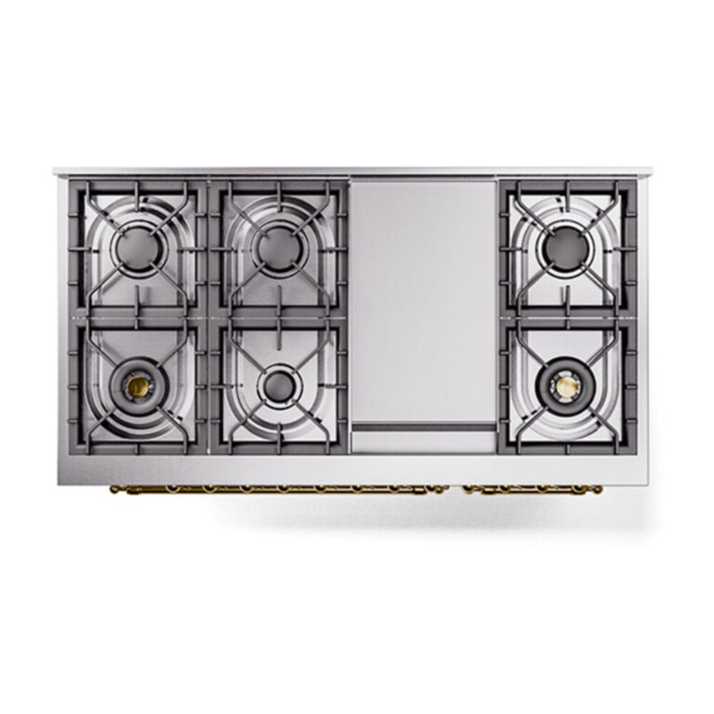 ILVE_UN48FNMPRAGLP_Nostalgie_II_48"_Dual_Fuel_Range_top_view