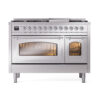 ILVE_UN48FNMPSSCLP_Nostalgie_II_48"_Dual_Fuel_Range_front_view