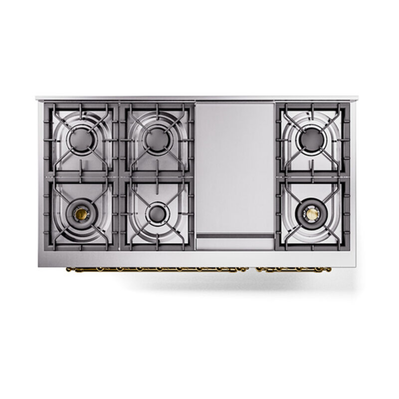 ILVE_UN48FNMPSSGLP_Nostalgie_II_48"_Dual_Fuel_Range_top_view