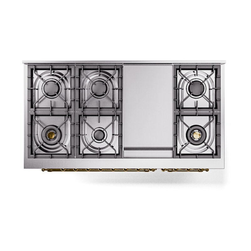 ILVE_UN48FNMPWHG_Nostalgie_II_40"_Dual_Fuel_Range_top_view