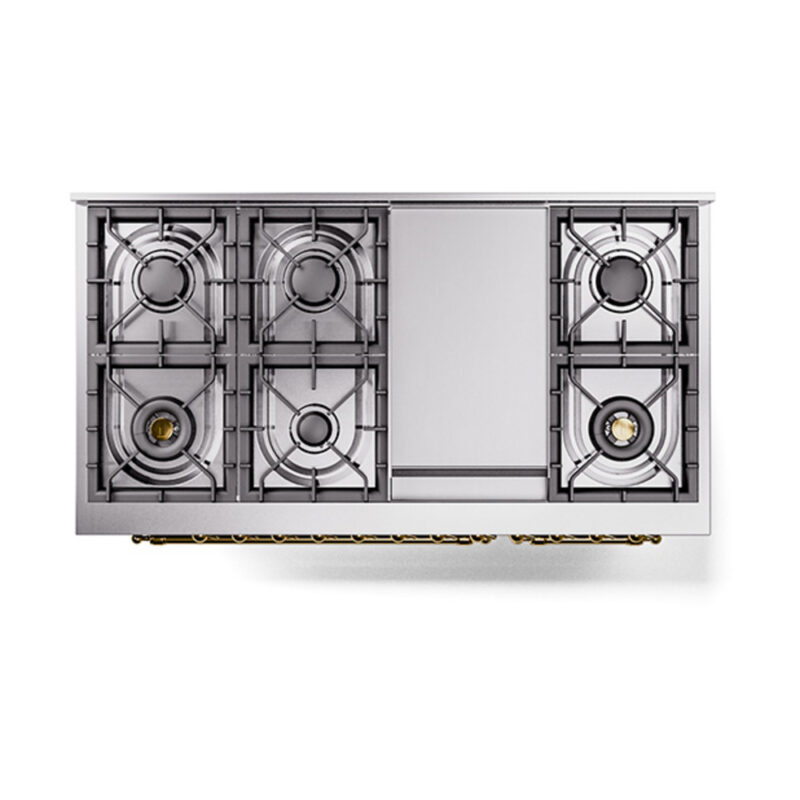 ILVE_UN48FQNMPEGG_Nostalgie_II_48"_Dual_Fuel_Range_top_view
