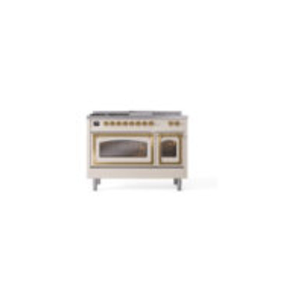 ILVE_UN48FSNMPAWGLP_Nostalgie_II_48"_Dual_Fuel_Range_front_view