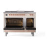 ILVE_UN48FSNMPAWP_Nostalgie_II_48"_Dual_Fuel_Range_oven_door_opened