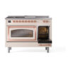 ILVE_UN48FSNMPAWP_Nostalgie_II_48"_Dual_Fuel_Range_side_oven_door_opened