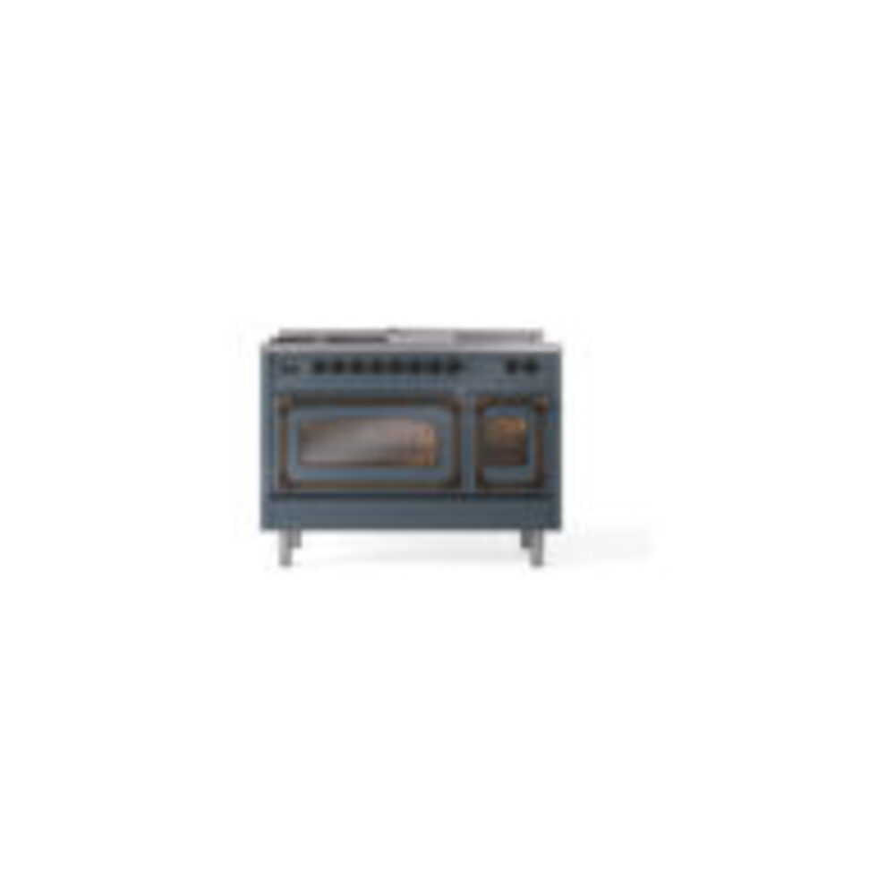 ILVE_UN48FSNMPBGBLP_Nostalgie_II_48"_Dual_Fuel_Range_front_view