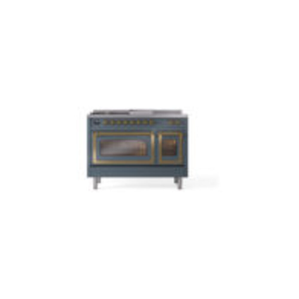 ILVE_UN48FSNMPBGG_Nostalgie_II_48"_Dual_Fuel_Range_front_view