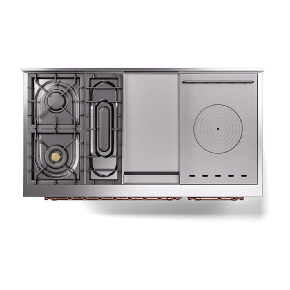 ILVE_UN48FSNMPBGPLP_Nostalgie_II_48"_Dual_Fuel_Range_top_view