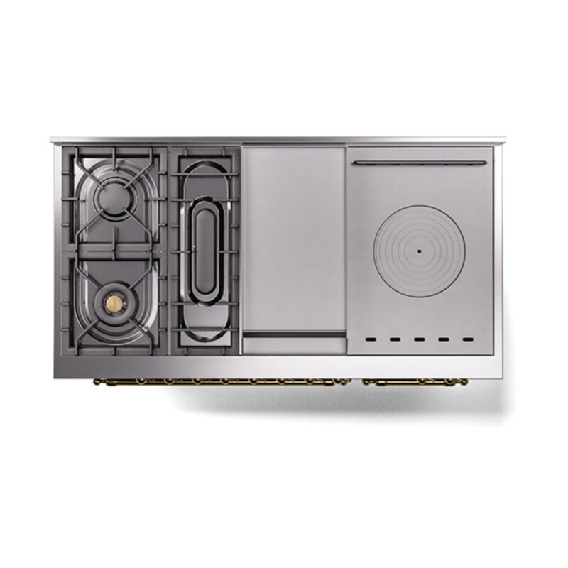 ILVE_UN48FSNMPBKGLP_Nostalgie_II_48"_Dual_Fuel_Range_top_view