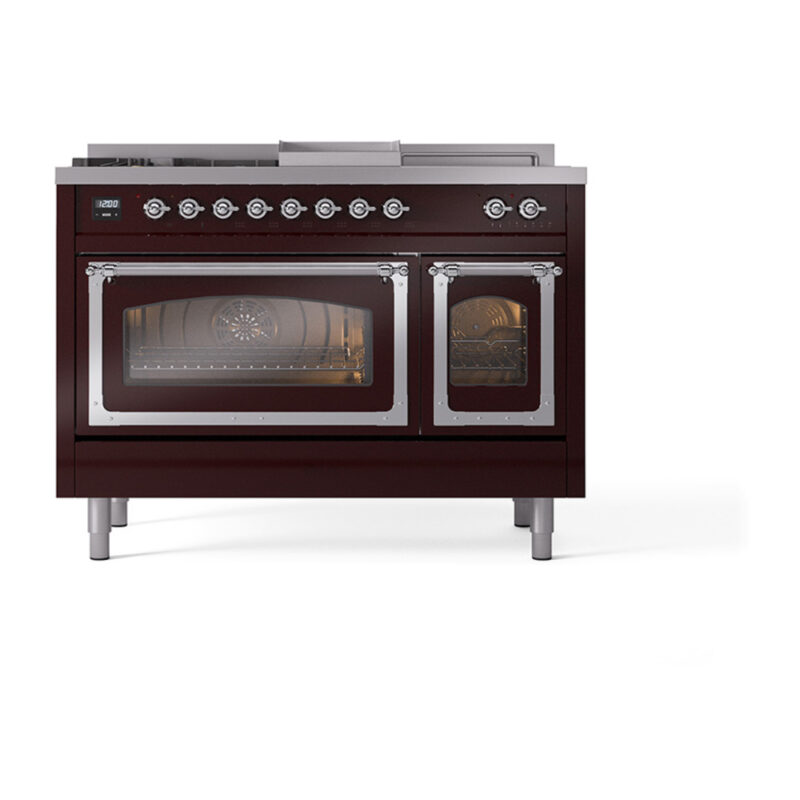ILVE_UN48FSNMPBUC_Nostalgie_II_48"_Dual_Fuel_Range_front_view