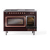 ILVE_UN48FSNMPBUP_Nostalgie_II_48"_Dual_Fuel_Range_side_oven_door_opened
