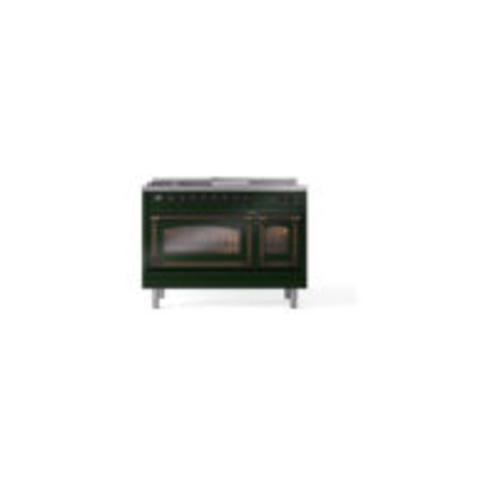 ILVE_UN48FSNMPEGB_Nostalgie_II_48"_Dual_Fuel_Range_front_view