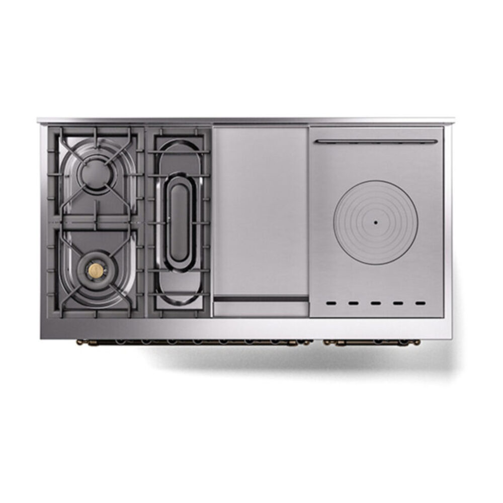 ILVE_UN48FSNMPEGB_Nostalgie_II_48"_Dual_Fuel_Range_top_view