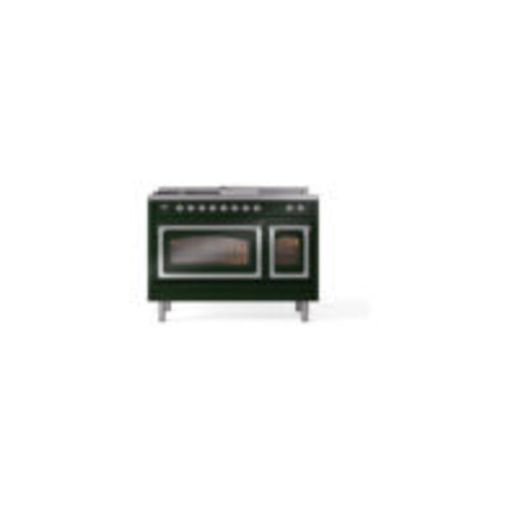 ILVE_UN48FSNMPEGCLP_Nostalgie_II_48"_Dual_Fuel_Range_front_view